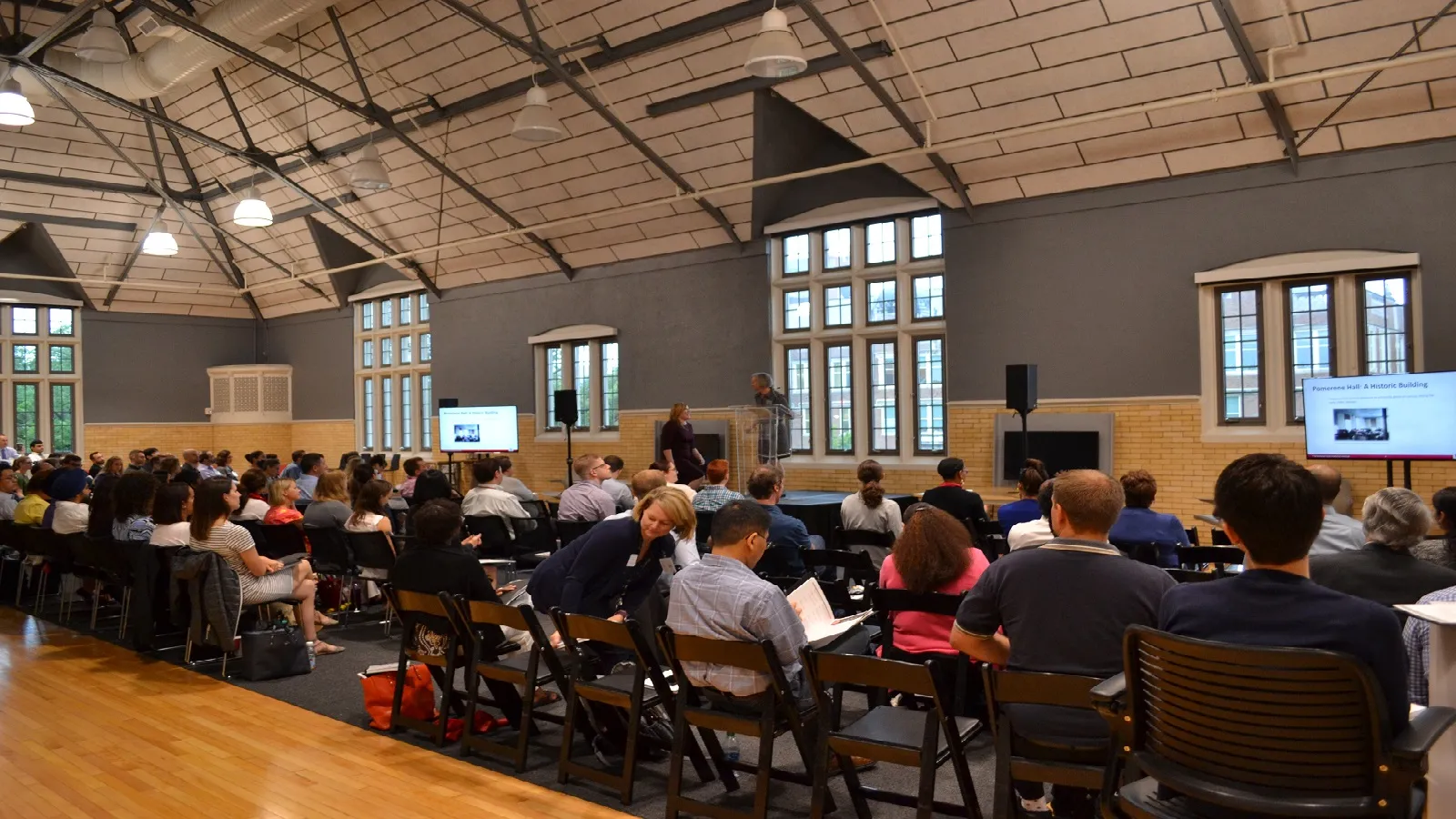 Photo of a lecture in the Ideation Zone