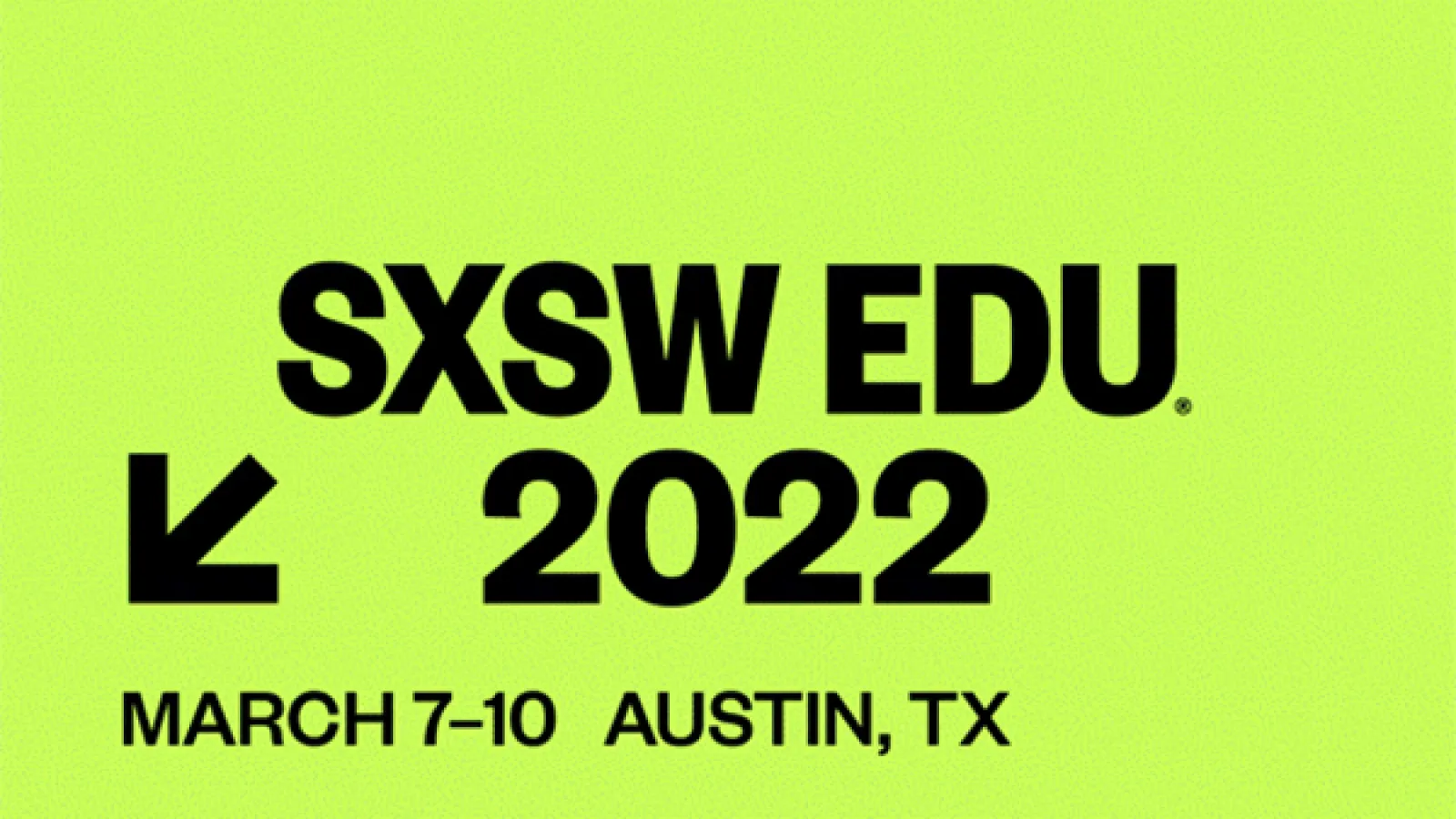 text graphic for south by southwest e-d-u festival
