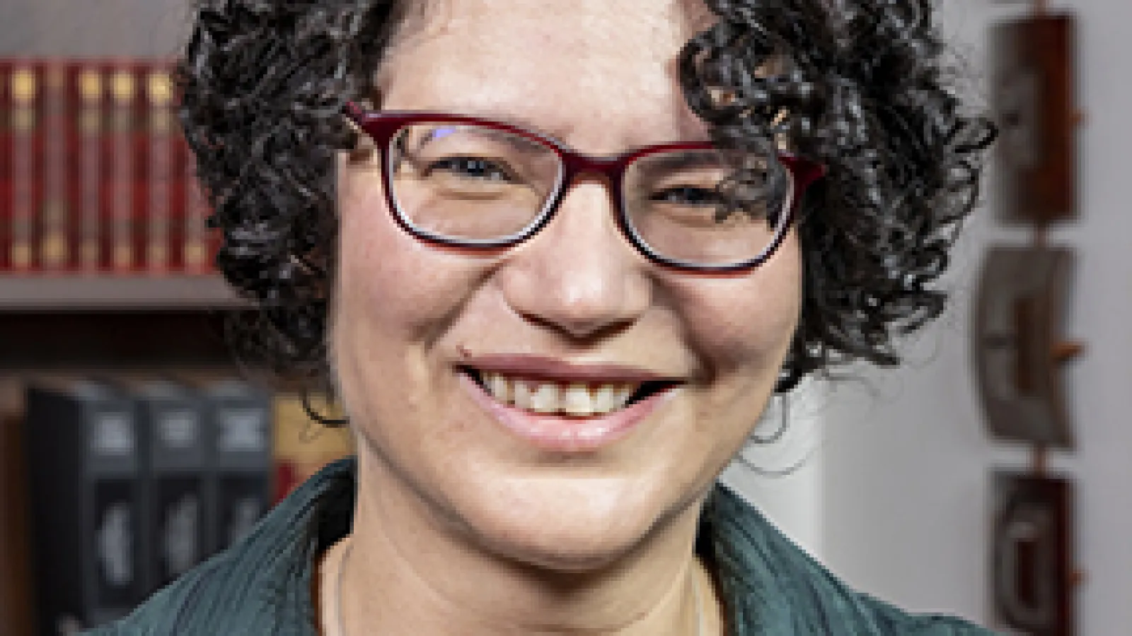 A photo of Tanya Berger-Wolf smiling at the camera