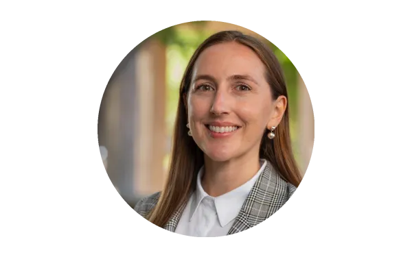Headshot of Maria Antoniak, smiling, Assistant Professor of Computer Science at the University of Colorado Boulder