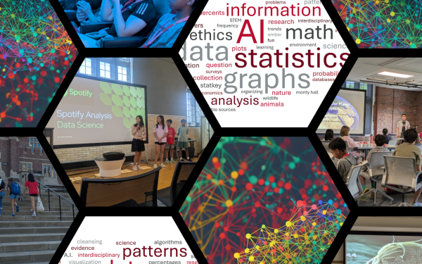 collage of students from data science camp