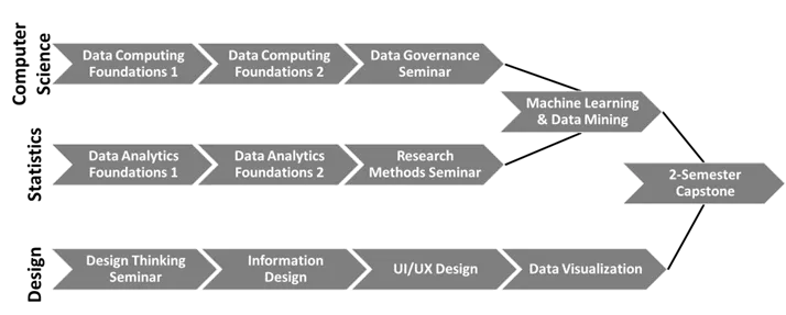 This is a figure illustrating curriculum pathways
