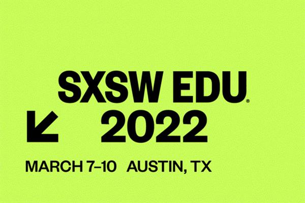 text graphic for south by southwest e-d-u festival