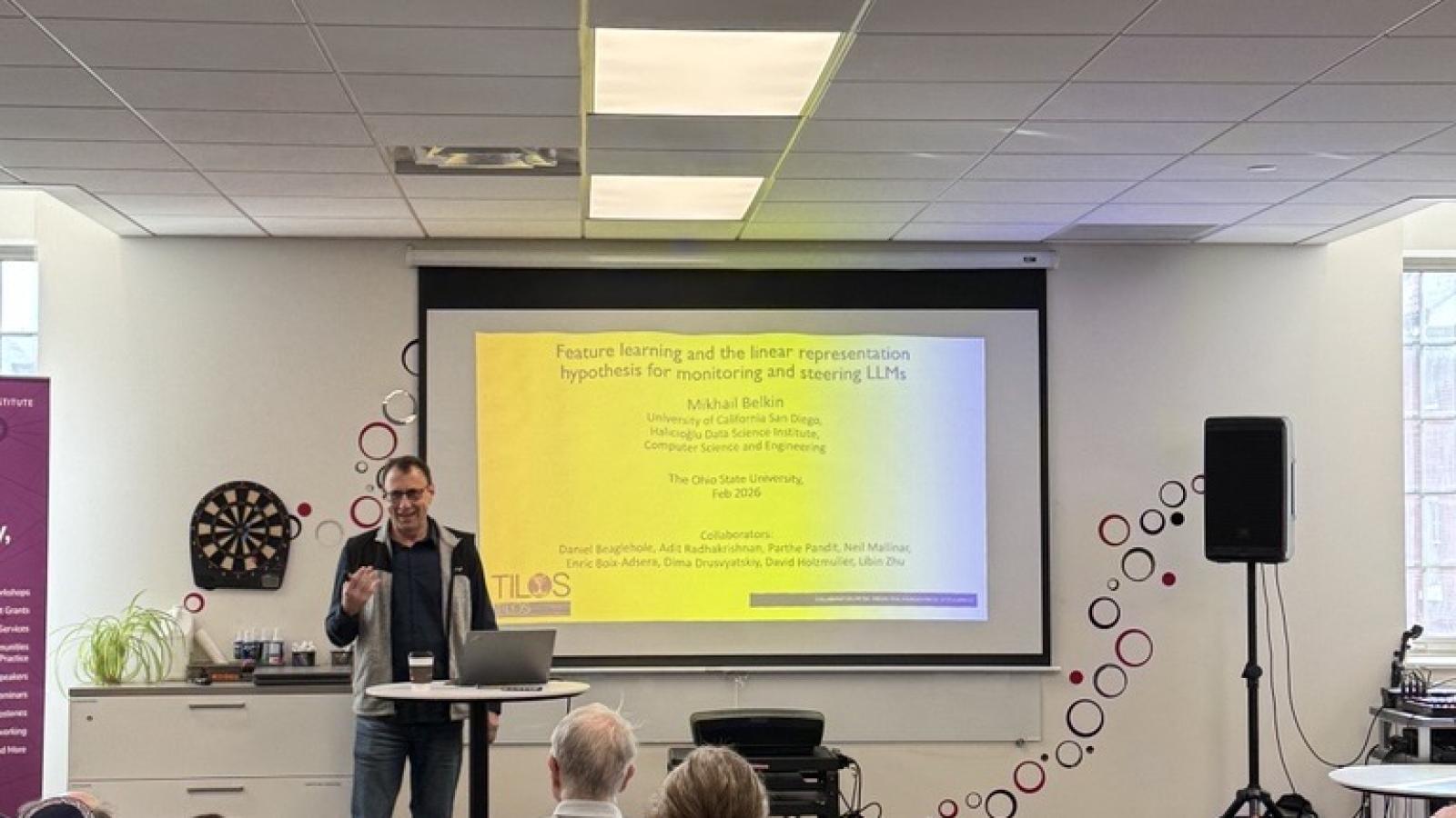 Portrait of Misha Belkin, machine learning researcher and professor at the University of California, San Diego.