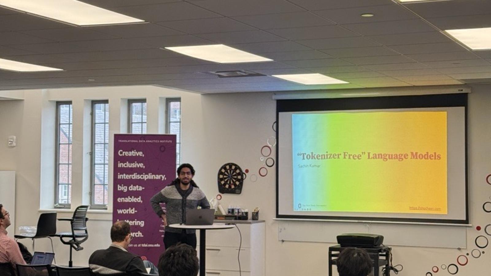 Portrait of Misha Belkin, machine learning researcher and professor at the University of California, San Diego.