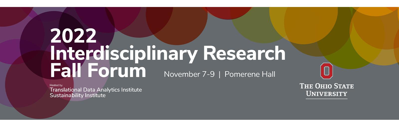 webpage banner for fall forum